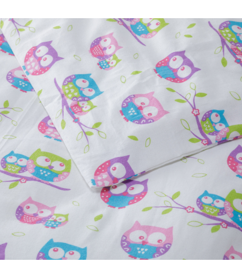 Vaikiškas patalynės komplektas „Owl“. Babysängkläder