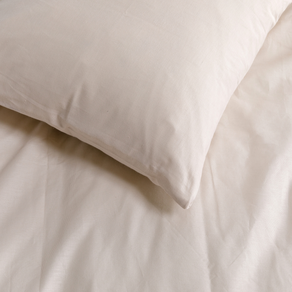 Påslakanset „Classic seashell“. Beige sängkläder, 140x200 cm, 160x200 cm, 200x200 cm, 200x220 cm, 240x220 cm