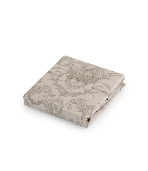 Patalynės komplektas „Toile de Jouy grey“. Bomull sängkläder