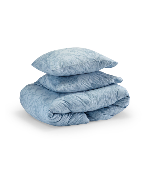 Patalynės komplektas „Toile de Jouy blue“. Bomull sängkläder
