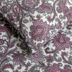 Satin påslakanset „Burgundy“. Mönstrade sängkläder, 160x200 cm Satin påslakanset „Burgundy“. Mönstrade sängkläder, 160x200 cm