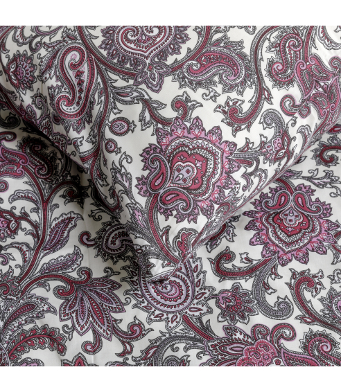 Satin påslakanset „Burgundy“. Satin påslakan