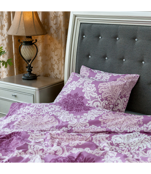 Patalynės komplektas „Mona purple“. Bomull sängkläder