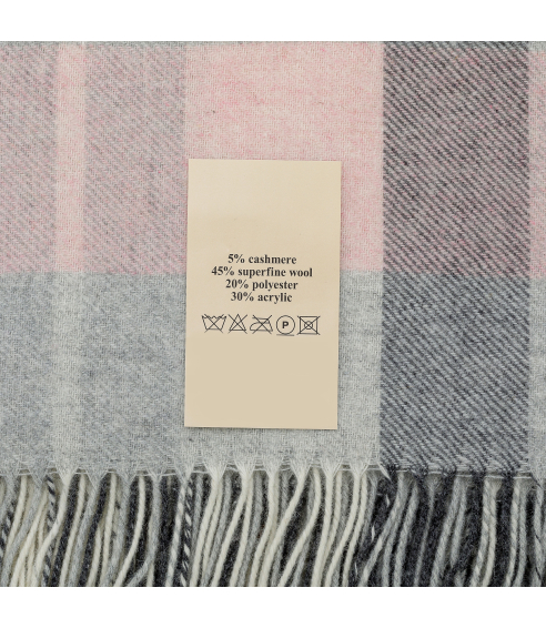 Plaid ”Tartan pink”. Plädar