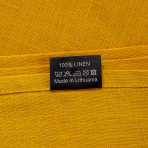 Bordsduk „Linen yellow“. Linnedukar, 140x140 cm, 140x300 cm Bordsduk „Linen yellow“. Linnedukar, 140x140 cm, 140x300 cm