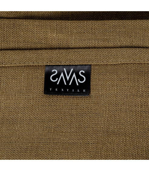 Bordsduk „Linen brown“. Linnedukar