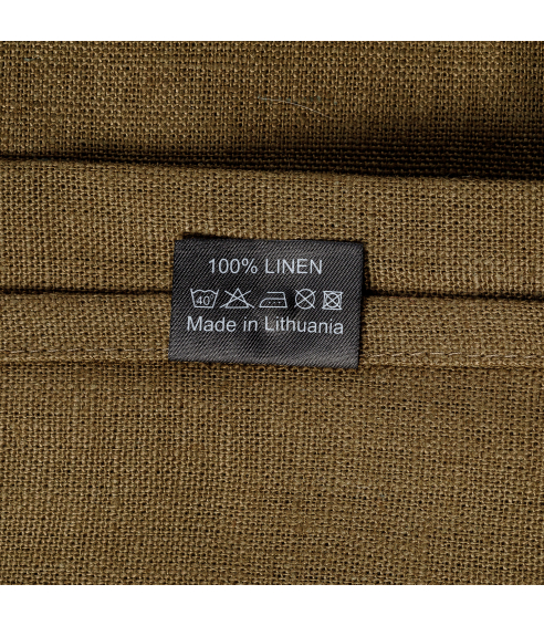 Bordsduk „Linen brown“. Linnedukar