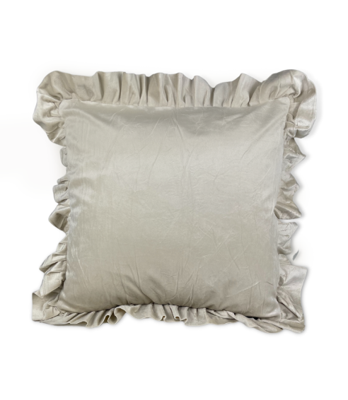 Kuddfodral “Ecru Ruffle” 1 st. Kuddvar