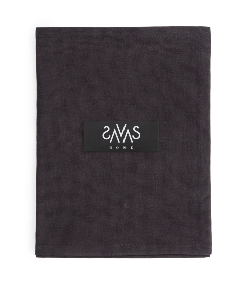 Bordsunderlägg „Linen black“ 4 st.. Linnedukar