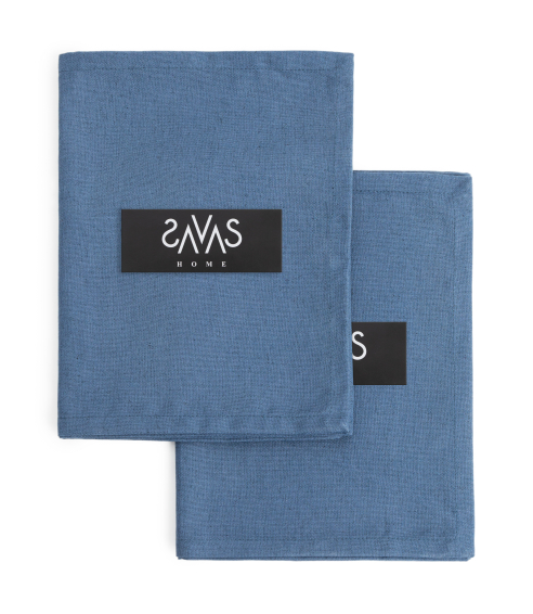 Bordsunderlägg „Linen royal blue“ 4 st.. Linnedukar