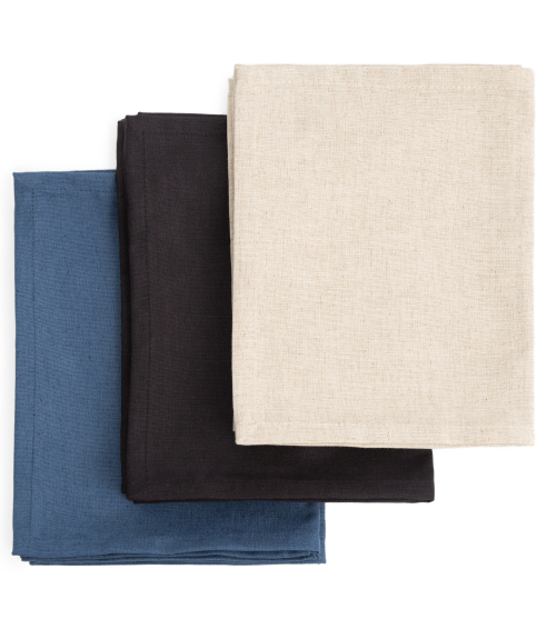 Bordsunderlägg „Linen royal blue“ 4 st.. Linnedukar