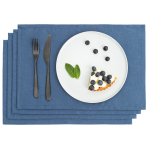 Bordsunderlägg „Linen royal blue“ 4 st.. Linnedukar, 30x45 cm Bordsunderlägg „Linen royal blue“ 4 st.. Linnedukar, 30x45 cm