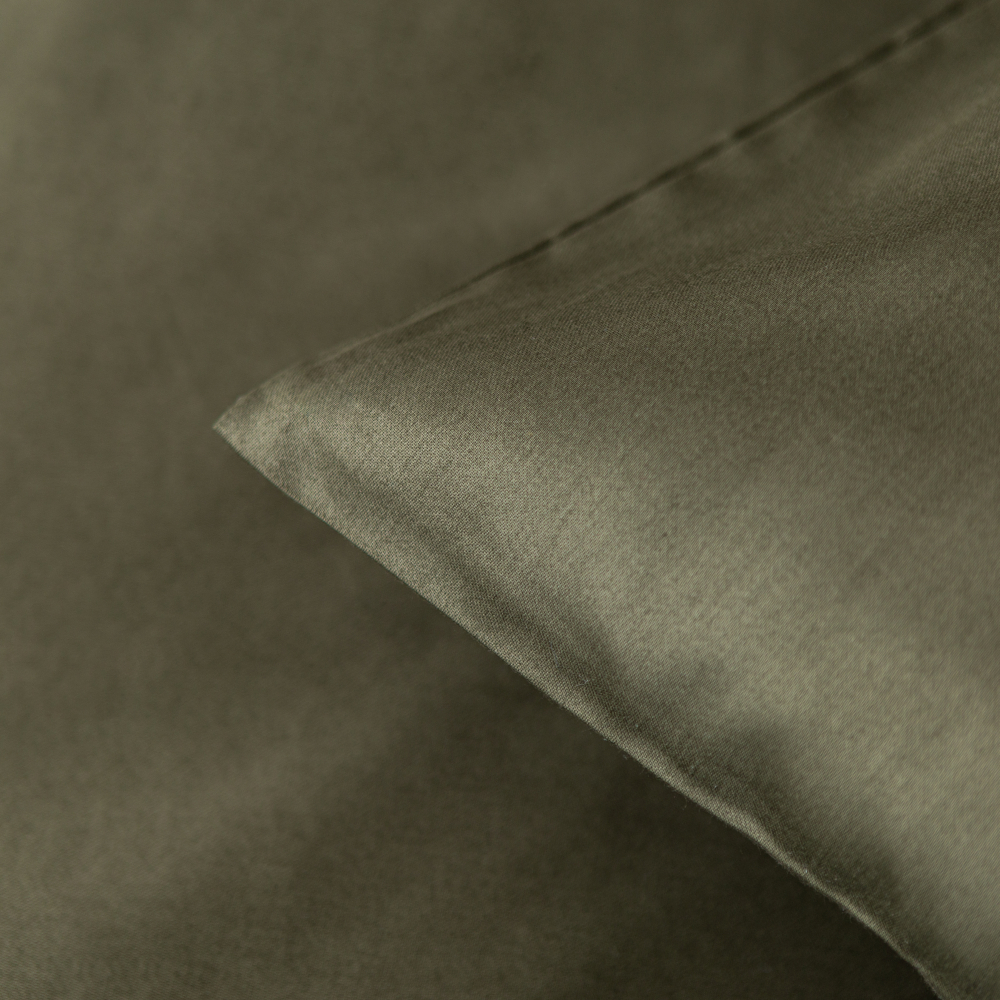 Örngott "Moss green" premium satin, 2 st. Örngott "Moss green" premium satin, 2 st.
