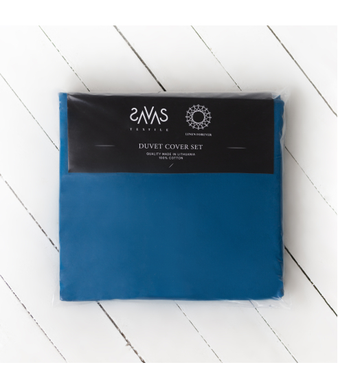 Premium satin påslakanset „Turquoise“. Satin påslakan