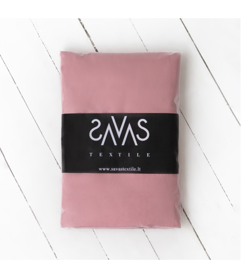 Satin dra-på-lakan „Ash rose“. Dra på lakan