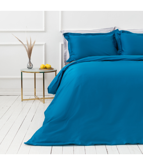 Premium satin påslakanset „Turquoise“. Satin påslakan