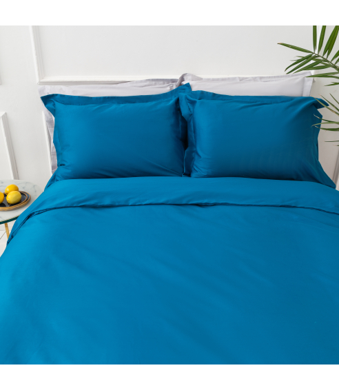 Premium satin påslakanset „Turquoise“. Satin påslakan
