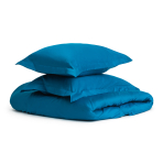 Premium satin påslakanset „Turquoise“. Enfärgade sängkläder, 200x200 cm Premium satin påslakanset „Turquoise“. Enfärgade sängkläder, 200x200 cm