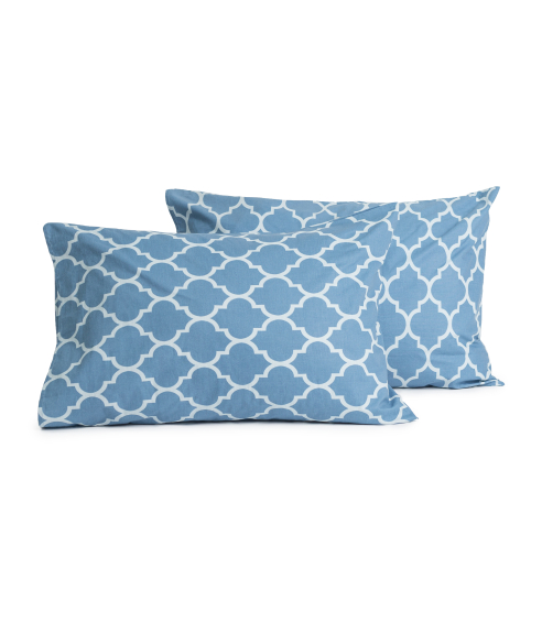 Örngott „Morocco blue“. Örngott 50×70
