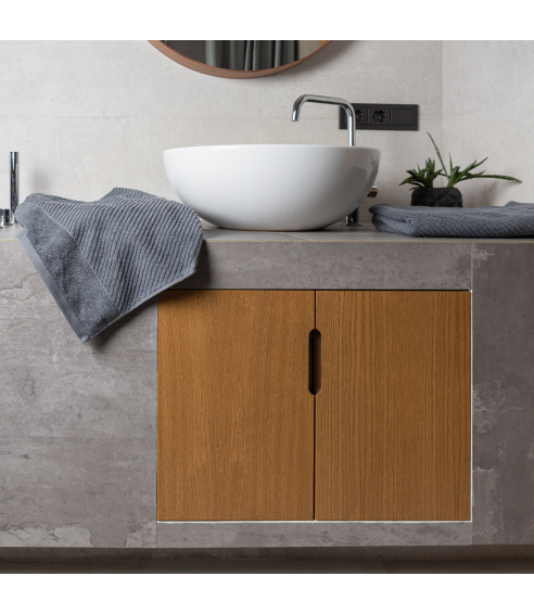 Badhandduk „Dark grey“