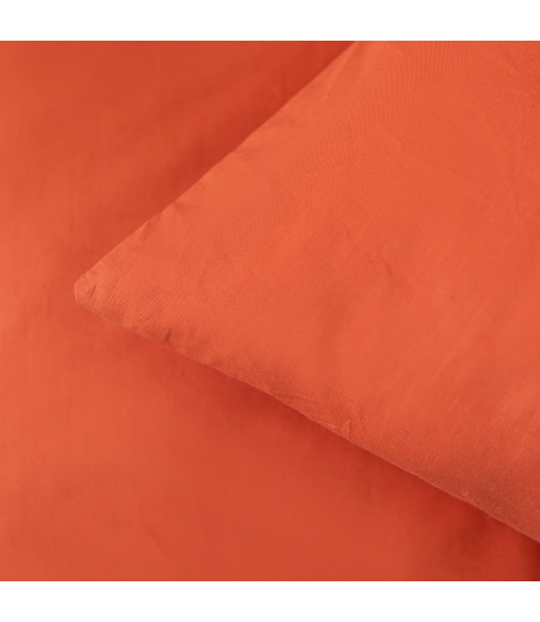 Patalynės komplektas „Orange rust“. Bomull sängkläder