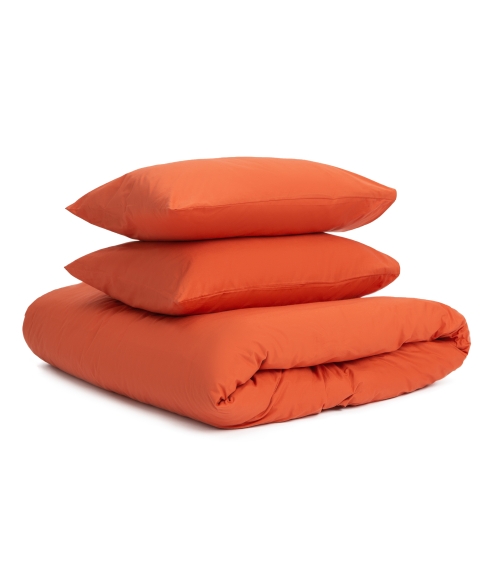 Patalynės komplektas „Orange rust“. Bomull sängkläder