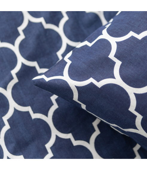Patalynės komplektas „Morocco dark blue“. Bomull sängkläder
