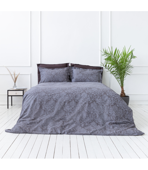 Premium satin påslakanset „Cacao light“. Satin påslakan