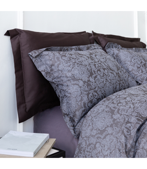 Premium satin påslakanset „Cacao light“. Satin påslakan