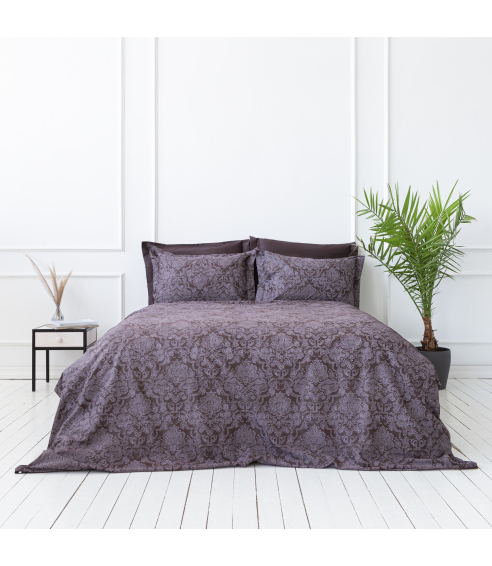 Premium satin påslakanset „Cacao“. Satin påslakan