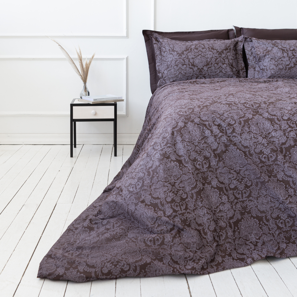 Premium satin påslakanset „Cacao“. Satin påslakan, 200x220 cm Premium satin påslakanset „Cacao“. Satin påslakan, 200x220 cm