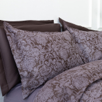 Premium satin påslakanset „Cacao“. Satin påslakan, 200x220 cm Premium satin påslakanset „Cacao“. Satin påslakan, 200x220 cm