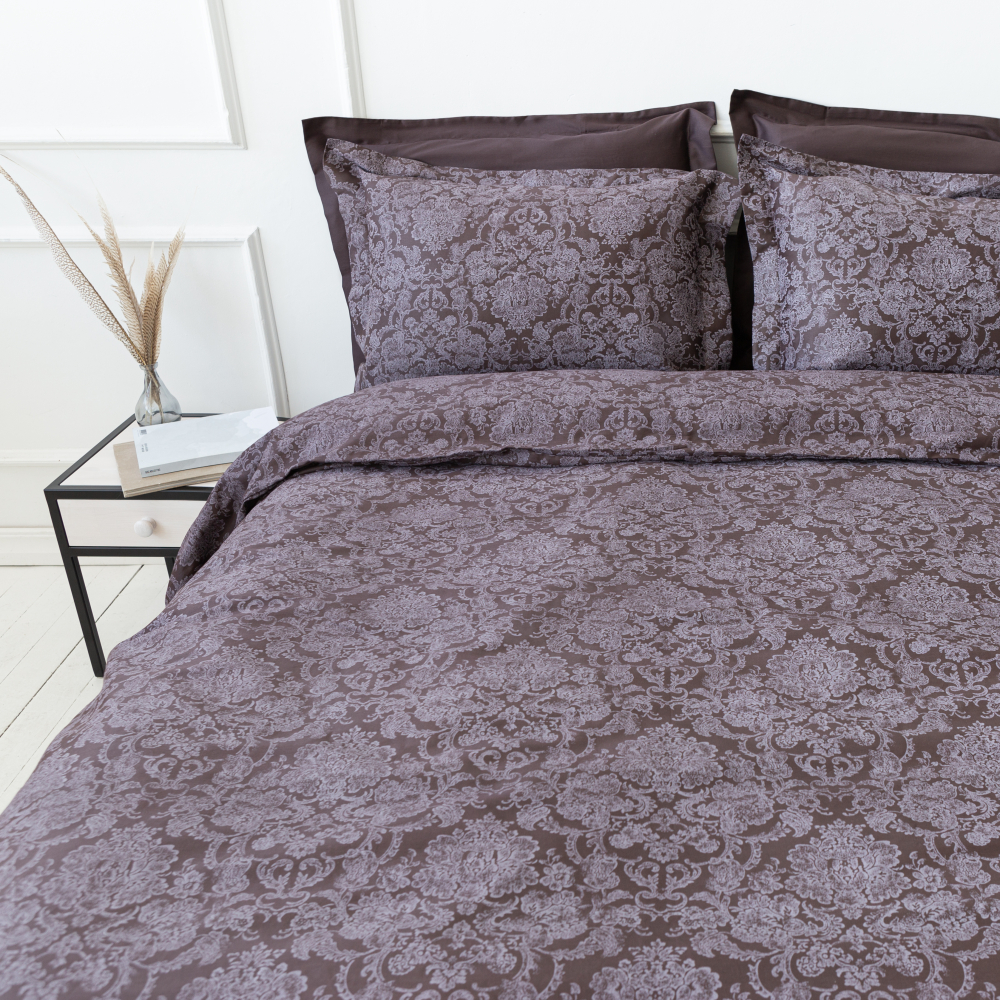 Premium satin påslakanset „Cacao“. Satin påslakan, 200x220 cm Premium satin påslakanset „Cacao“. Satin påslakan, 200x220 cm