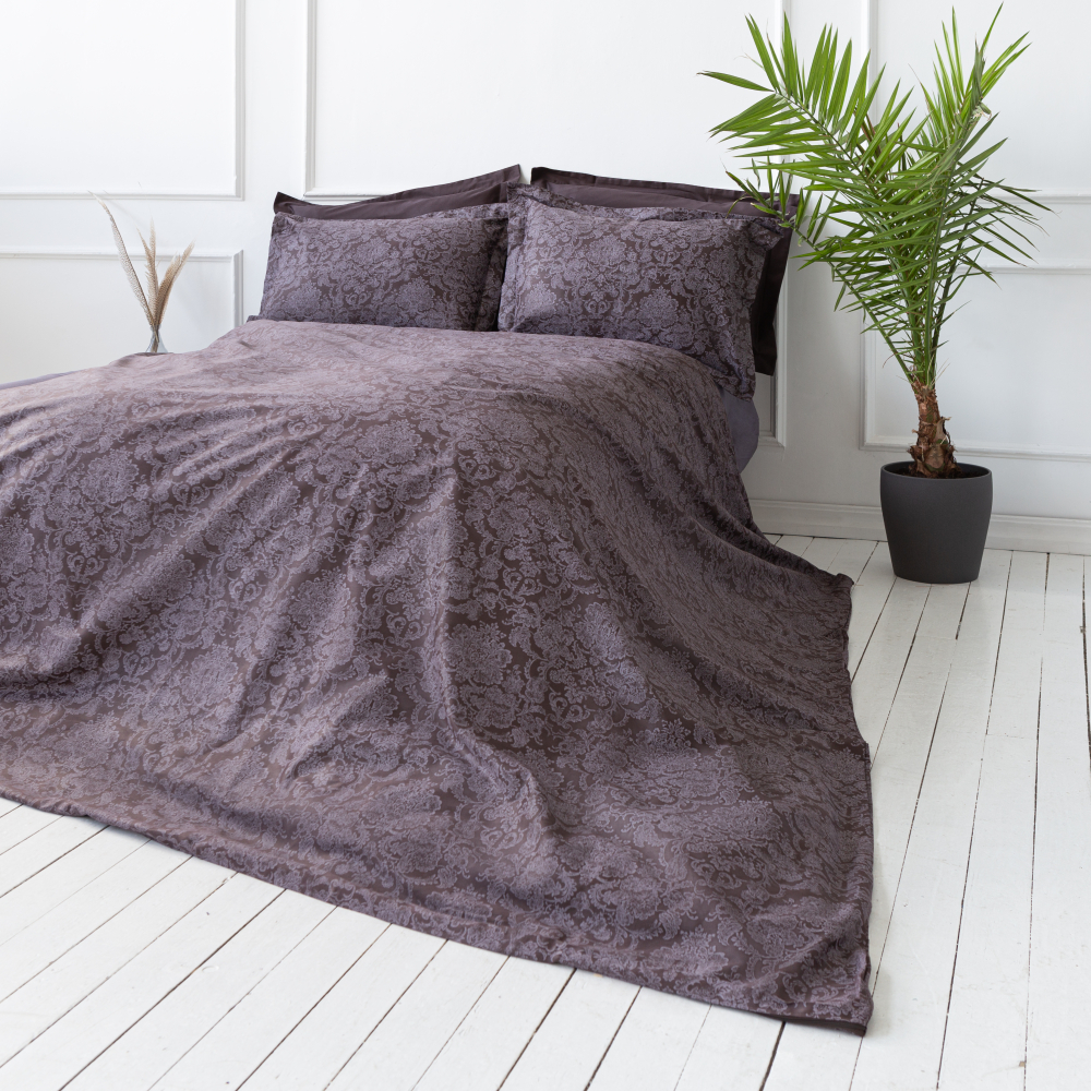 Premium satin påslakanset „Cacao“. Satin påslakan, 200x220 cm Premium satin påslakanset „Cacao“. Satin påslakan, 200x220 cm