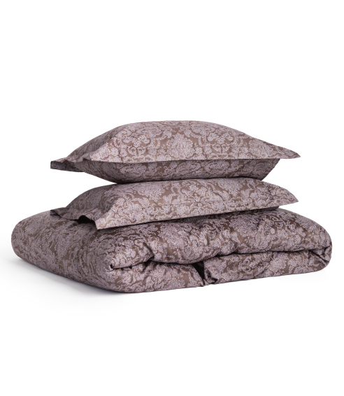 Premium satin påslakanset „Cacao“. Satin påslakan