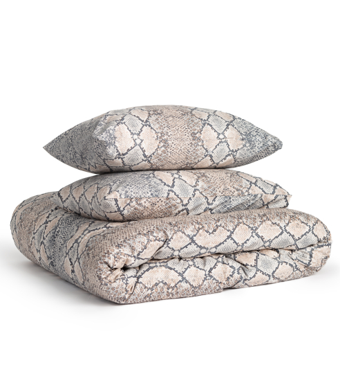 Patalynės komplektas „Snakeskin“. Bomull sängkläder
