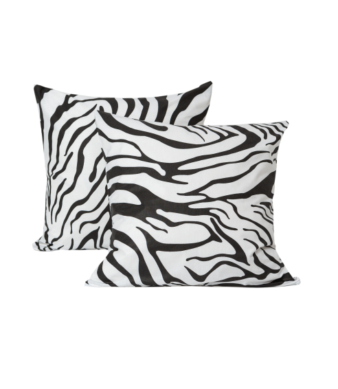 Kuddfodral „Zebra“ 2 St.. Örngott 40x40