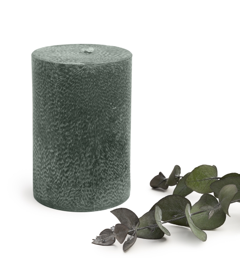 Handgjort ljus „Emerald“ 1 st.. Ljus