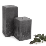 Handgjord kvadratisk ljus „Onyx“ 1 st. Handgjord kvadratisk ljus „Onyx“ 1 st.