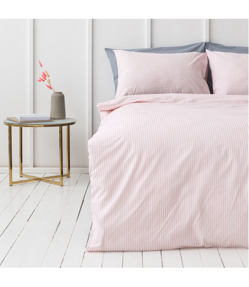 Patalynės komplektas „Rose stripes“. Bomull sängkläder