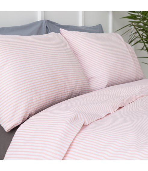 Patalynės komplektas „Rose stripes“. Bomull sängkläder