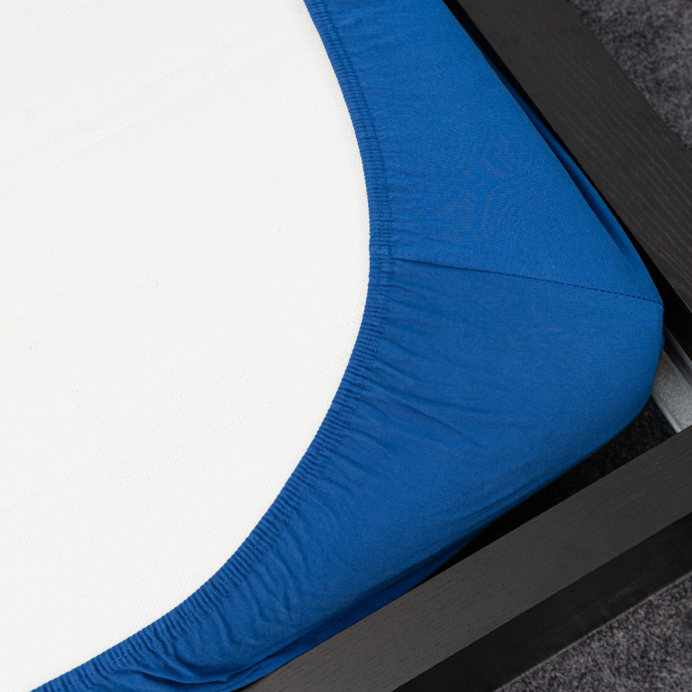 Dra-på-lakan „Blue“, 140x200 cm, 160x200 cm, 200x220 cm Dra-på-lakan „Blue“, 140x200 cm, 160x200 cm, 200x220 cm