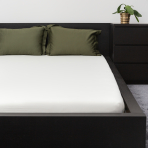 Dra-på-lakan „White“. Dra på lakan 180×200, 90x200 cm, 140x200 cm, 160x200 cm, 180x200 cm, 200x220 cm