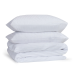 Premium satin påslakanset „Stripe 2 cm“. Påslakanset 135x200, 140x200 cm