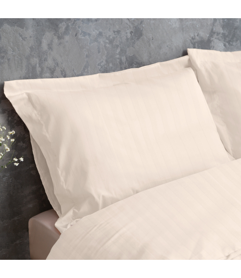 Premium satin påslakanset „Cornsilk“. Satin påslakan