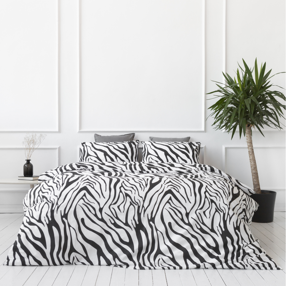 Påslakanset „Zebra“. Påslakanset 135x200, 140x200 cm, 200x220 cm Påslakanset „Zebra“. Påslakanset 135x200, 140x200 cm, 200x220 cm