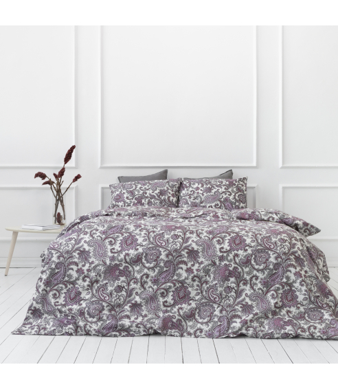 Satin påslakanset „Burgundy“. Satin påslakan