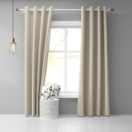 Mörkläggningsgardiner „Beige“, 106x160 cm, 116x228 cm, 140x250 cm Mörkläggningsgardiner „Beige“, 106x160 cm, 116x228 cm, 140x250 cm