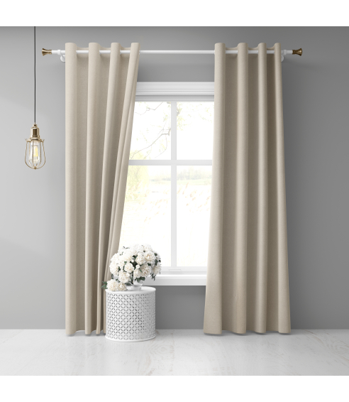 Mörkläggningsgardiner „Beige“. Gardiner