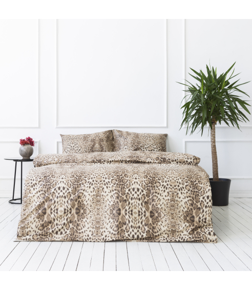 Patalynės komplektas „Leopard“. Bomull sängkläder